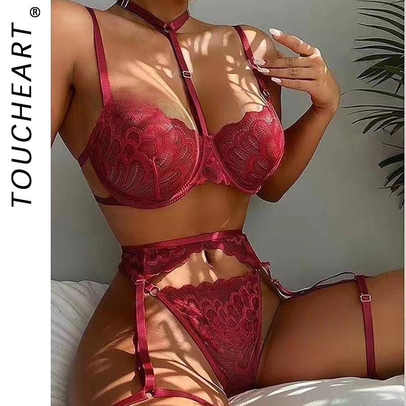 Sheer Bra Lace - Toucheart Sexy Interesting Underwear For Women