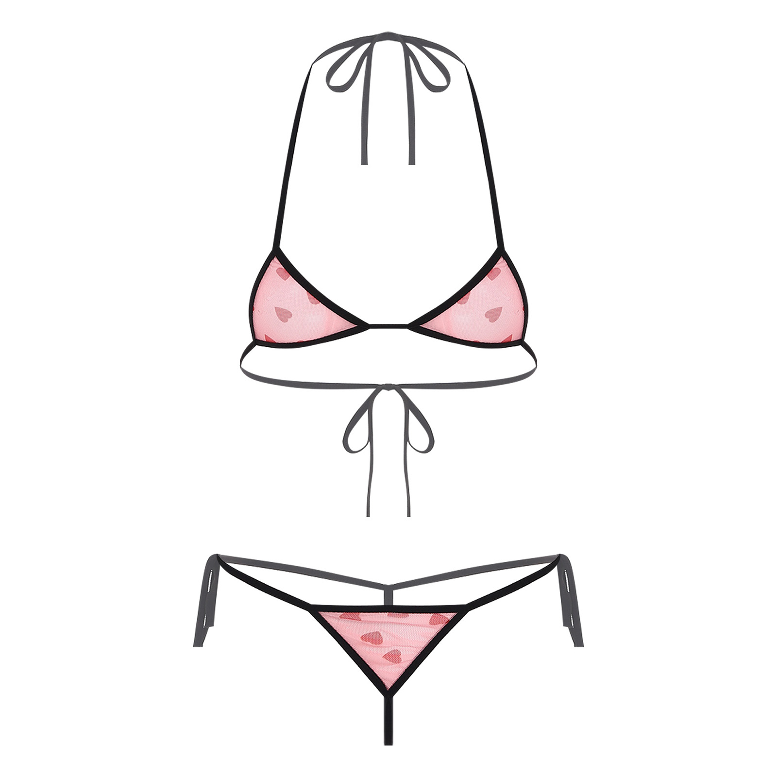 Womens Micro Mini Bikini Linge - Sheer Bra Lace ulasan dan harga