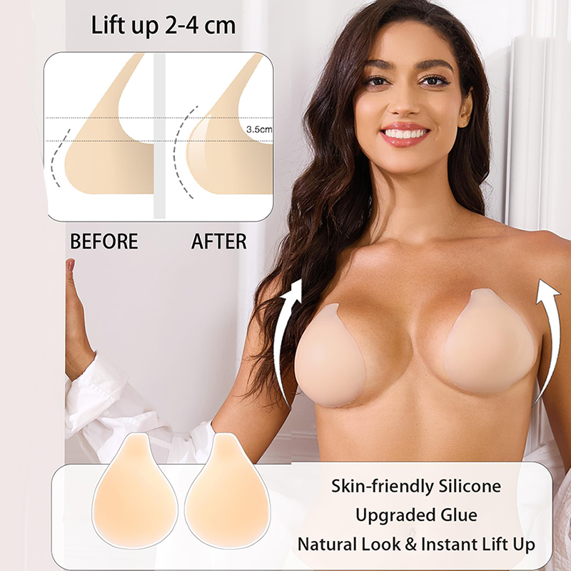 1/2 Pairs Women Sticky Bra Pus - Strapless Bra Adhesive ulasan dan harga