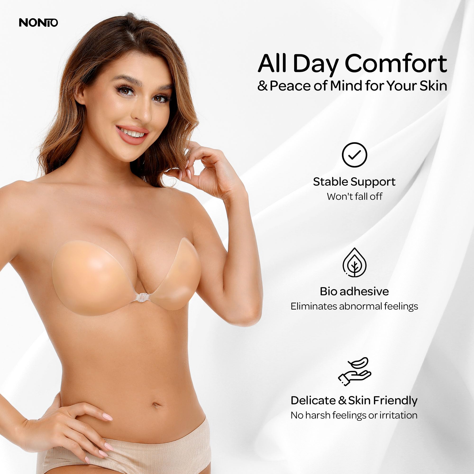Adhesive Bra Strapless Sticky  - Backless Bra Sticky ulasan dan harga