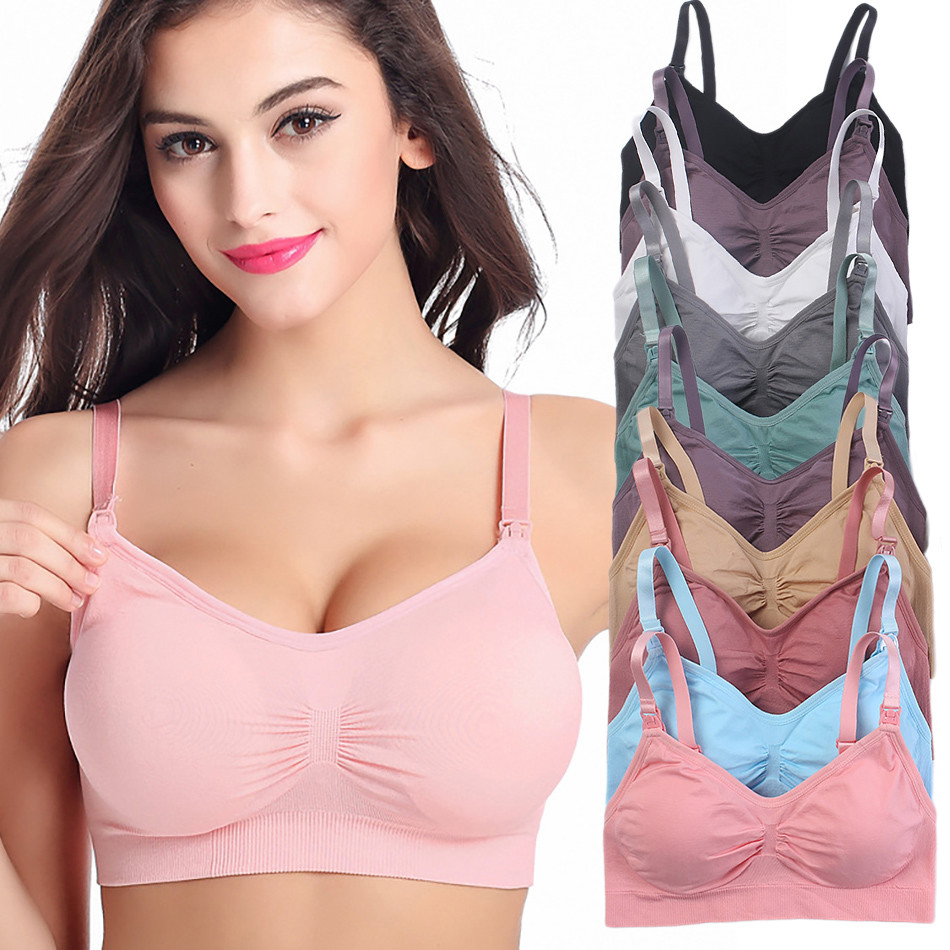 Breathable Maternity Pregnant  - Sleep Bra Bralette ulasan dan harga