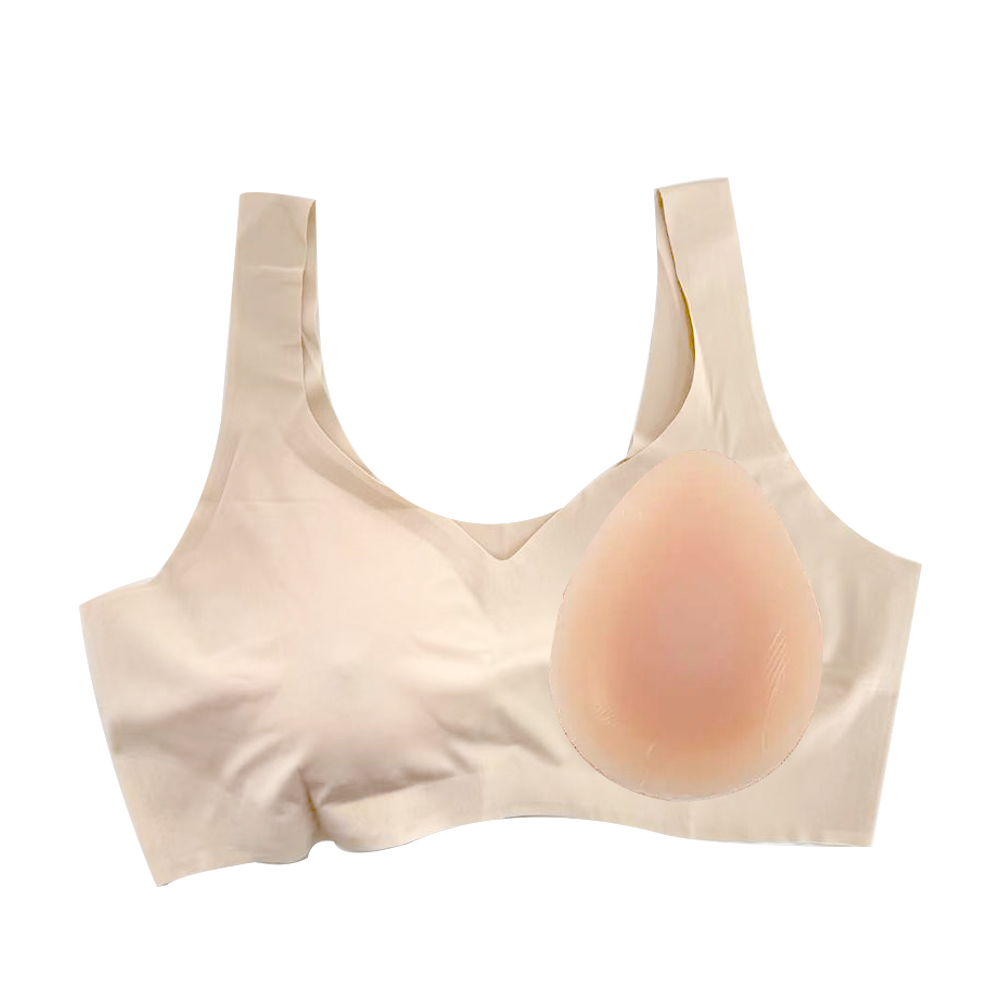 Bra Silicone Fake Chest Access - Mastectomy Bra Pocket ulasan dan harga