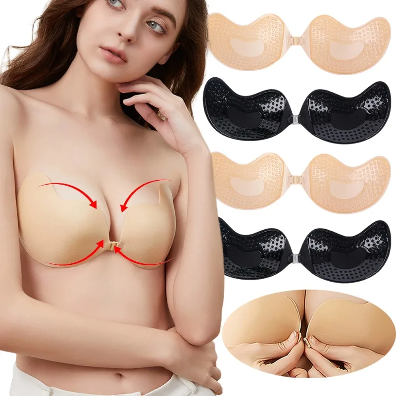 1/2Pc Invisible Push Up Bra Su - Push Up Bra Silicone ulasan dan harga