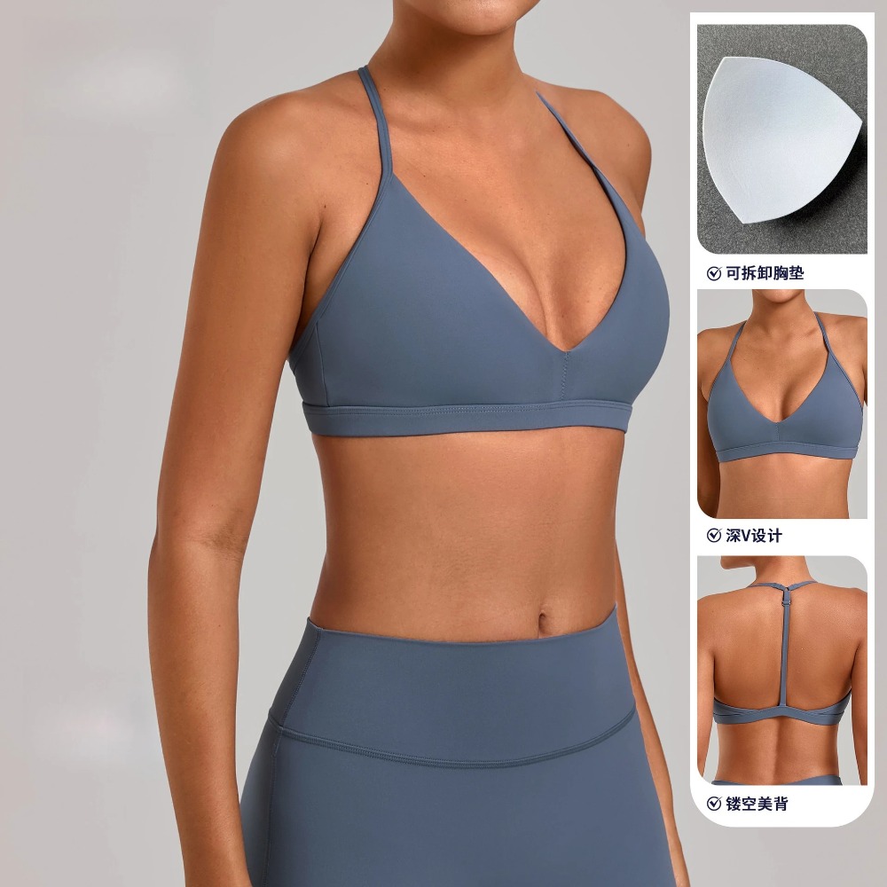 Gym Workout Fitness Top Adjust - Sports Bra Racerback ulasan dan harga