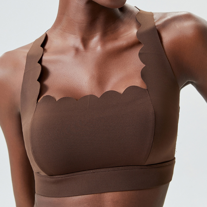 FUBEIKE Small Wave Double-Shou - Sports Bra Racerback ulasan dan harga