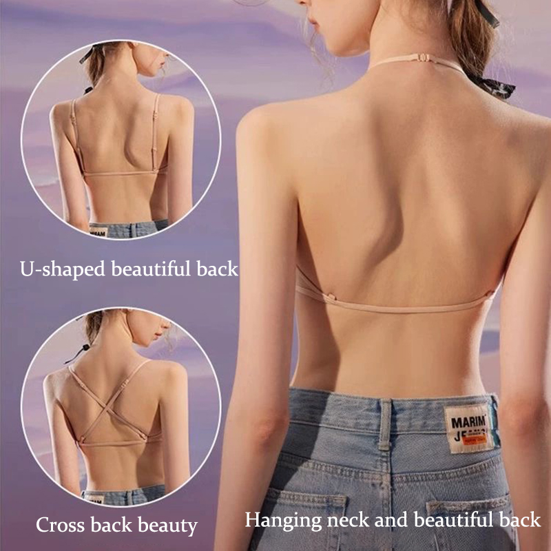 Women Seamless Bras Deep V Nec - Sleep Bra Bralette ulasan dan harga