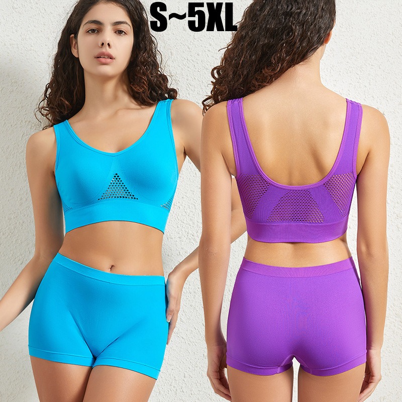 Seamless Bra Set Women Low Wai - T Shirt Bra Seamless ulasan dan harga