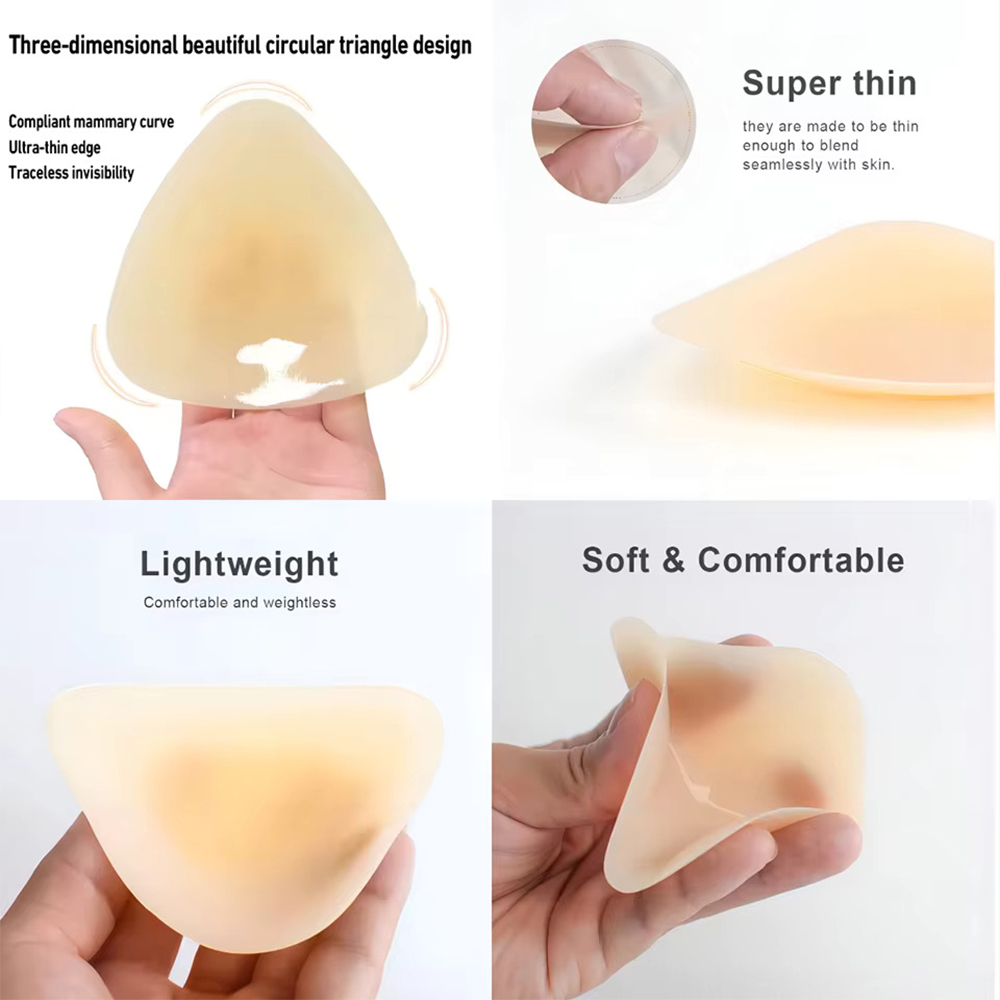 Silicone Triangular Nipple Cov - Backless Bra Sticky ulasan dan harga