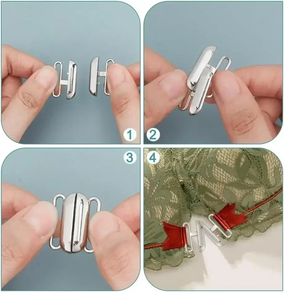 12 Sets 3 Colors Front Closing - Nursing Bra Clip ulasan dan harga
