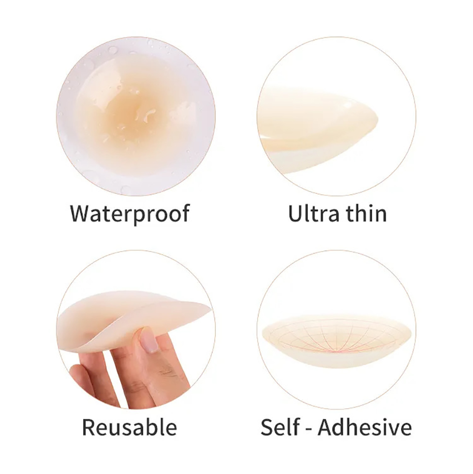 Reusable Silicone Adhesive Nip - Strapless Bra Adhesive ulasan dan harga