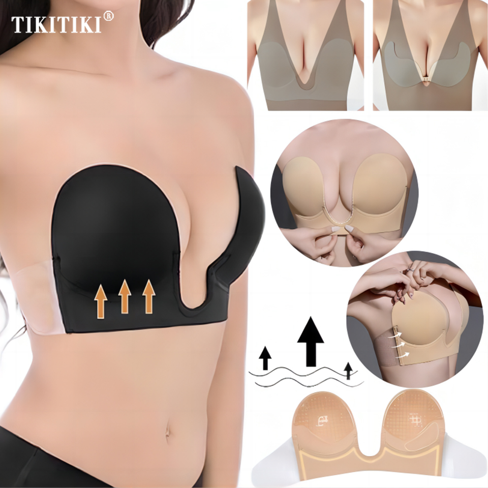Invisible Push Up Bra Straples - Backless Bra Sticky ulasan dan harga