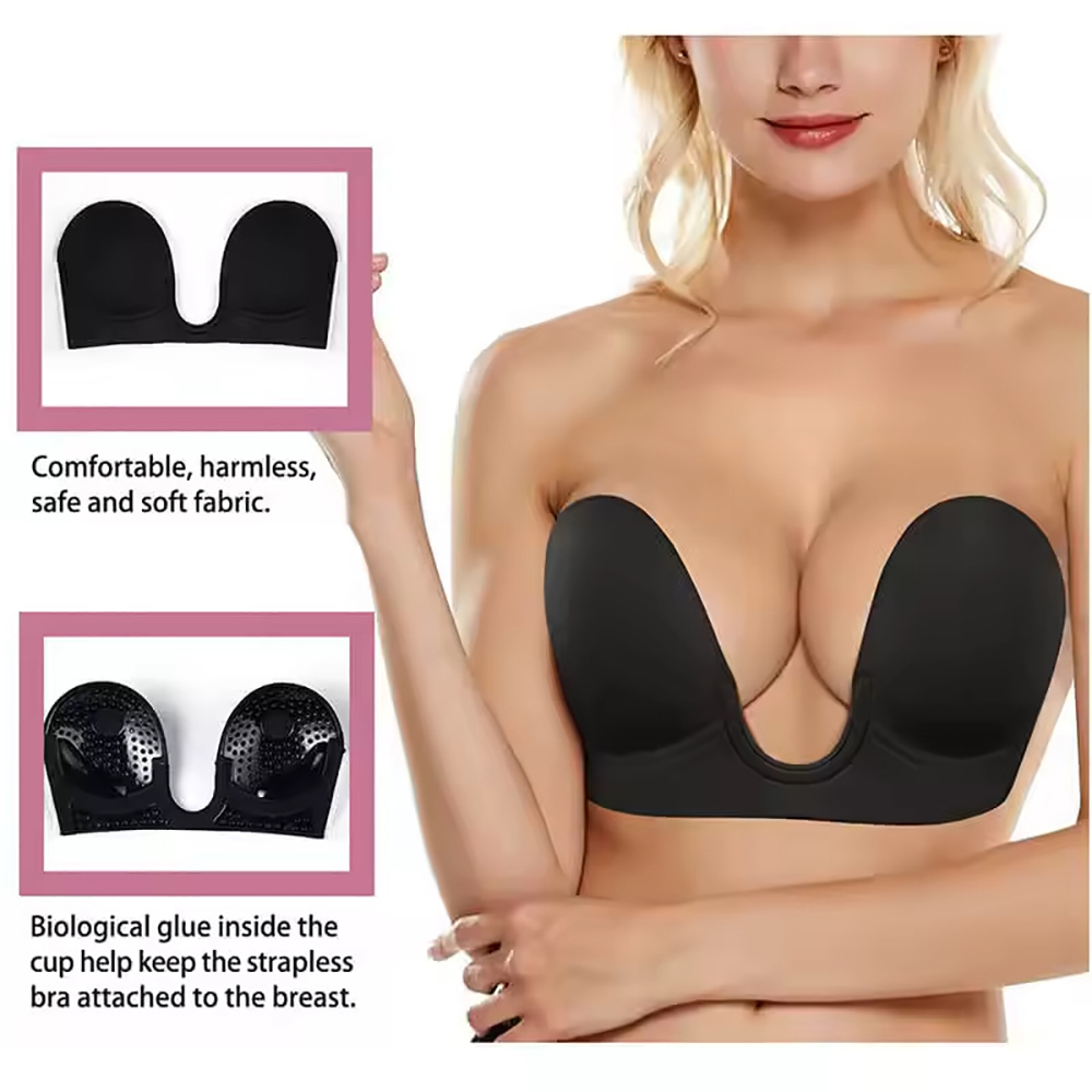 Invisible Push Up Bra Straples - Backless Bra Sticky ulasan dan harga