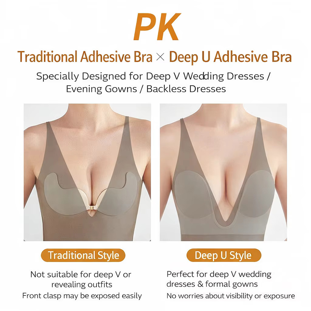 Invisible Push Up Bra Straples - Backless Bra Sticky ulasan dan harga