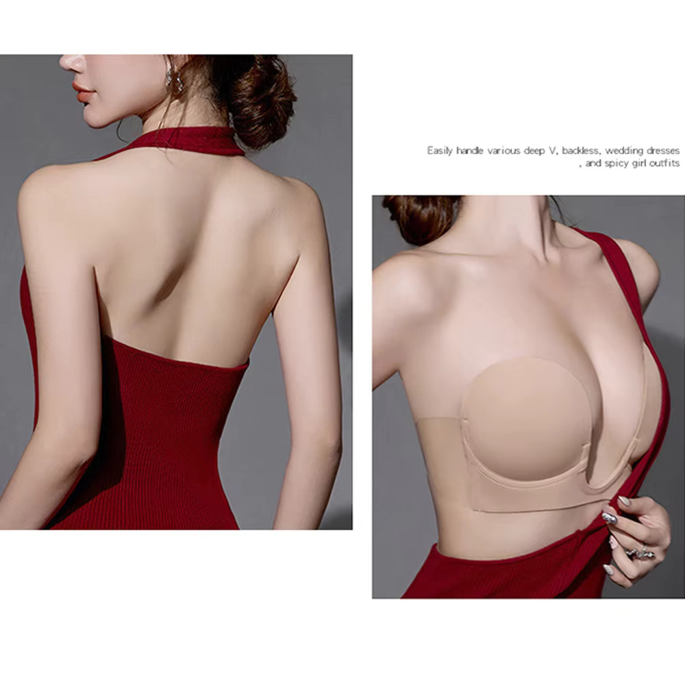 Invisible Push Up Bra Straples - Backless Bra Sticky ulasan dan harga