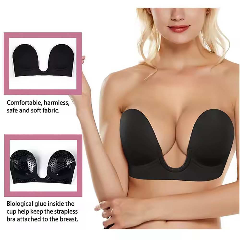 Sticky Bra Deep Plunge Straple - Backless Bra Sticky ulasan dan harga