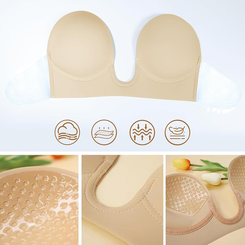 Sticky Bra Deep Plunge Straple - Backless Bra Sticky ulasan dan harga