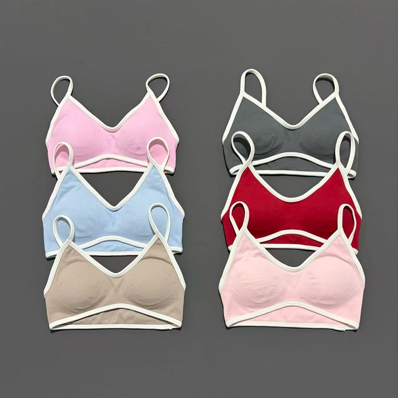 Women Sports Bra Adjustable Hi - Plunge Bra Push Up ulasan dan harga