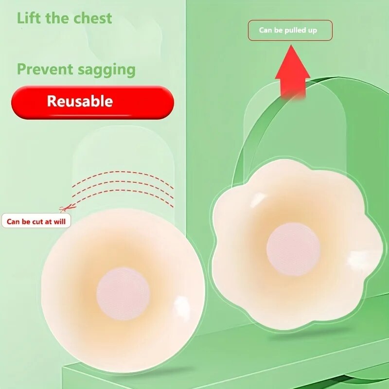 1Pairs Silicone Nipple Cover L - Push Up Bra Silicone ulasan dan harga