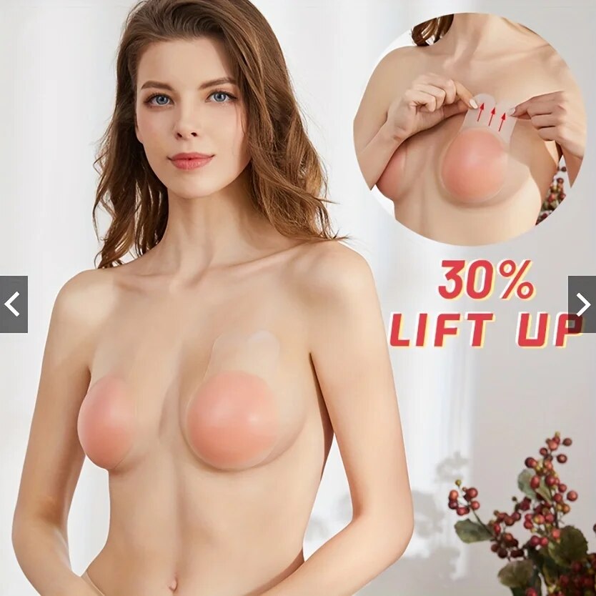 1Pairs Silicone Nipple Cover L - Push Up Bra Silicone ulasan dan harga