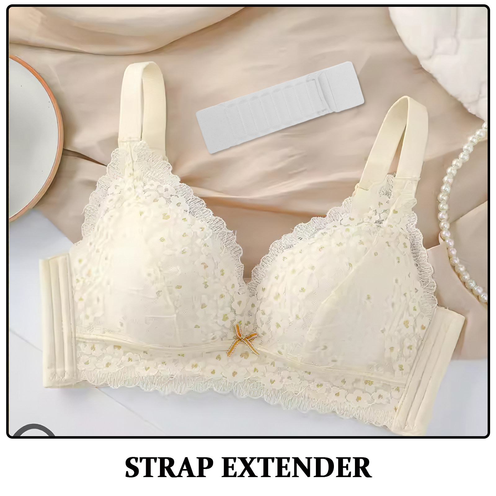 6Pcs Bra Buckle Extender White - Sports Bra Racerback ulasan dan harga