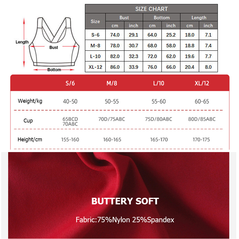 Stretchy Soft Sports Underwear - Sports Bra Racerback ulasan dan harga