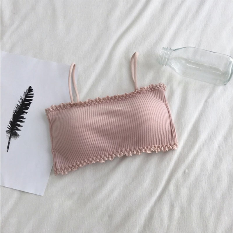 Women's Cotton Bra Female Tube - T Shirt Bra Seamless ulasan dan harga