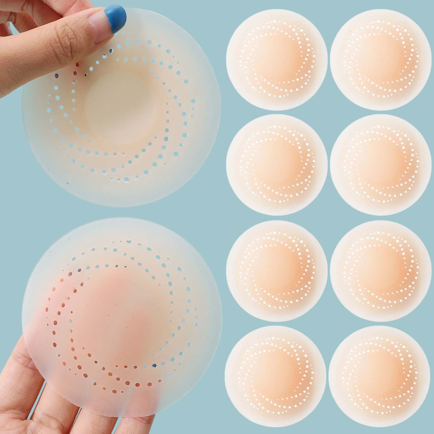 2-10PCS Invisible Self Adhesiv - Strapless Bra Adhesive ulasan dan harga