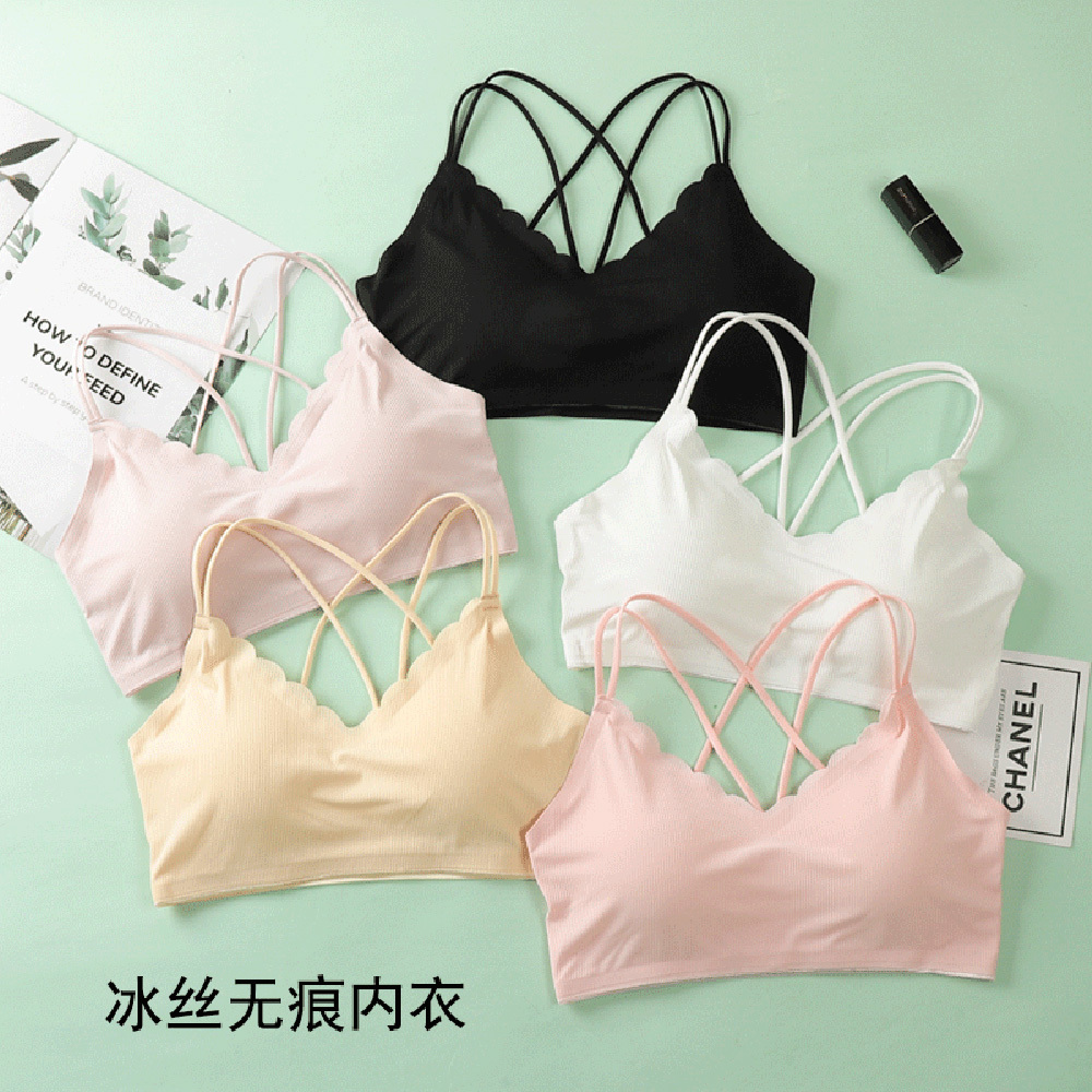 3D Sexy Lingerie Seamless Spor - Sheer Bra Lace ulasan dan harga