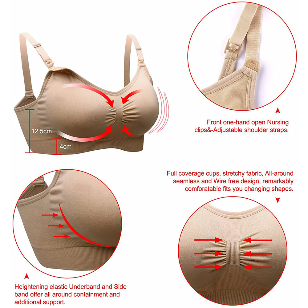 Womens Maternity  Nursing Bra  - Nursing Bra Clip ulasan dan harga