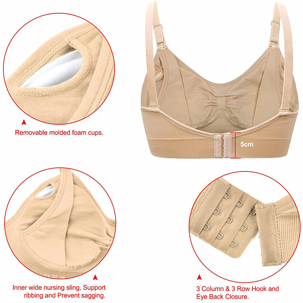 Womens Maternity  Nursing Bra  - Nursing Bra Clip ulasan dan harga