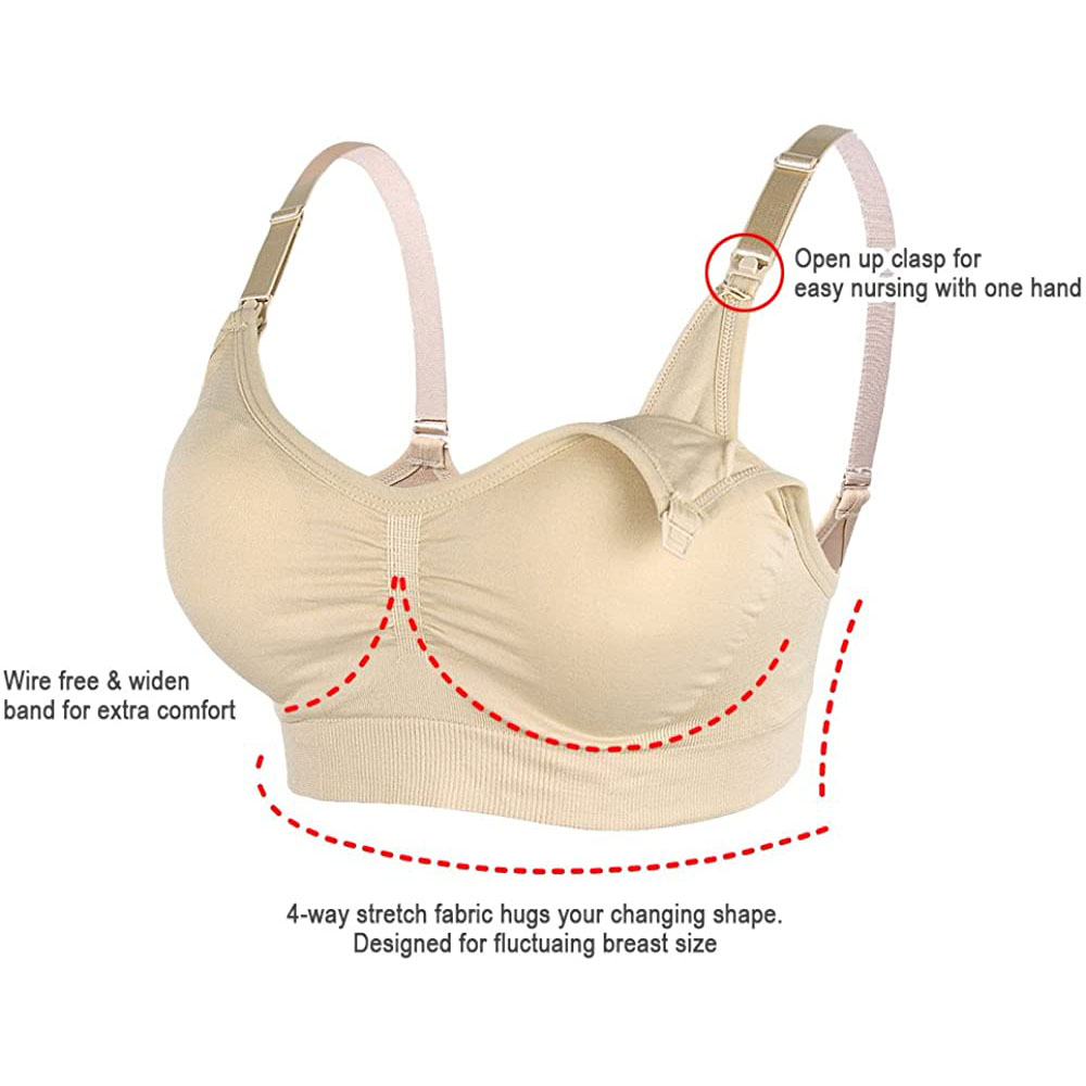 Womens Maternity  Nursing Bra  - Nursing Bra Clip ulasan dan harga