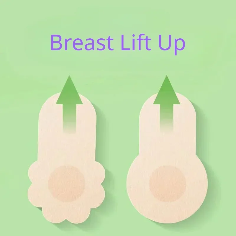 10pcs Women's Invisible Breast - Strapless Bra Adhesive ulasan dan harga