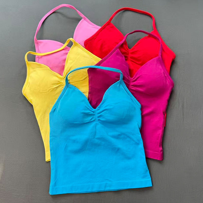 Women Yoga Sports Bra Seamless - T Shirt Bra Seamless ulasan dan harga