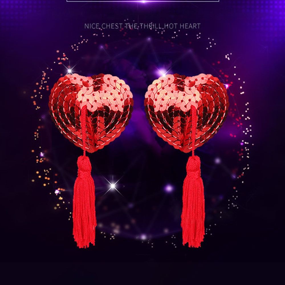 1 Pair Sexy Heart Shape Bra Ni - Strapless Bra Adhesive ulasan dan harga