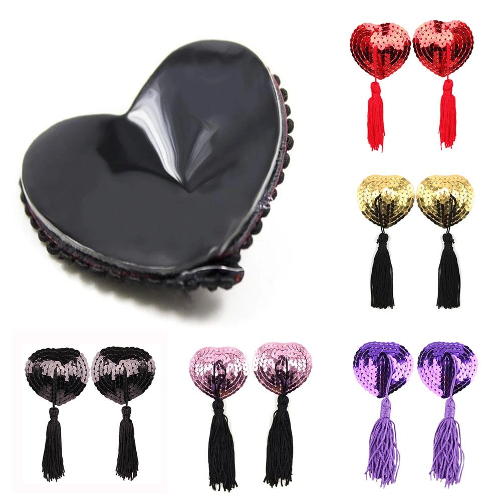 1 Pair Sexy Heart Shape Bra Ni - Strapless Bra Adhesive ulasan dan harga