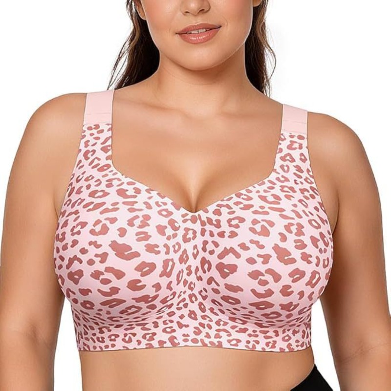 Leopard Jelly Bras No Underwir - Plunge Bra Push Up ulasan dan harga