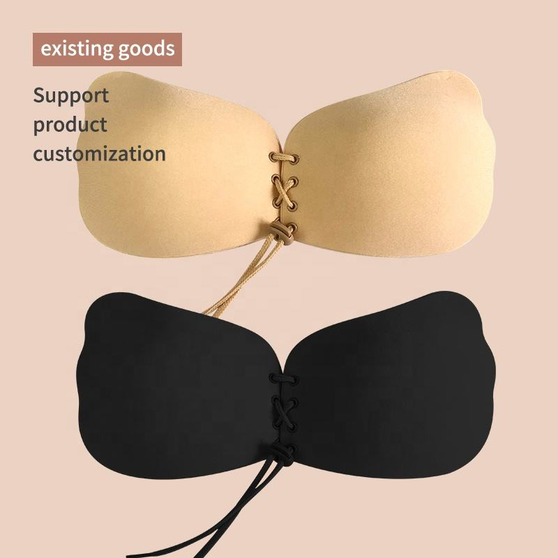 Wing shaped drawstring nude ba - Strapless Bra Adhesive ulasan dan harga