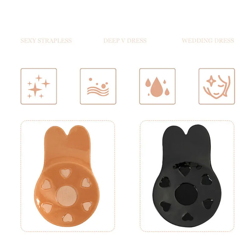 1 Pair Breathable silicone bre - Push Up Bra Silicone ulasan dan harga