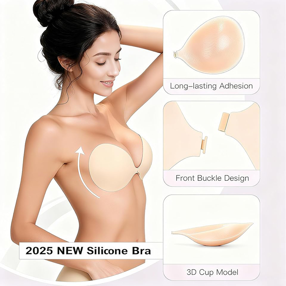 Strapless Push Up Sticky Bra P - Backless Bra Sticky ulasan dan harga