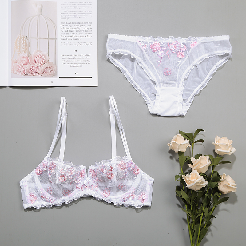Lilymoda Women Sexy Ultrathin  - Demi Bra Balconette ulasan dan harga