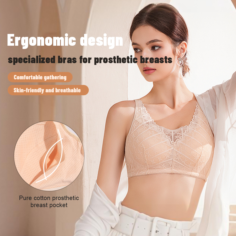 KUCLUT Strong Breathability Ma - Mastectomy Bra Pocket ulasan dan harga