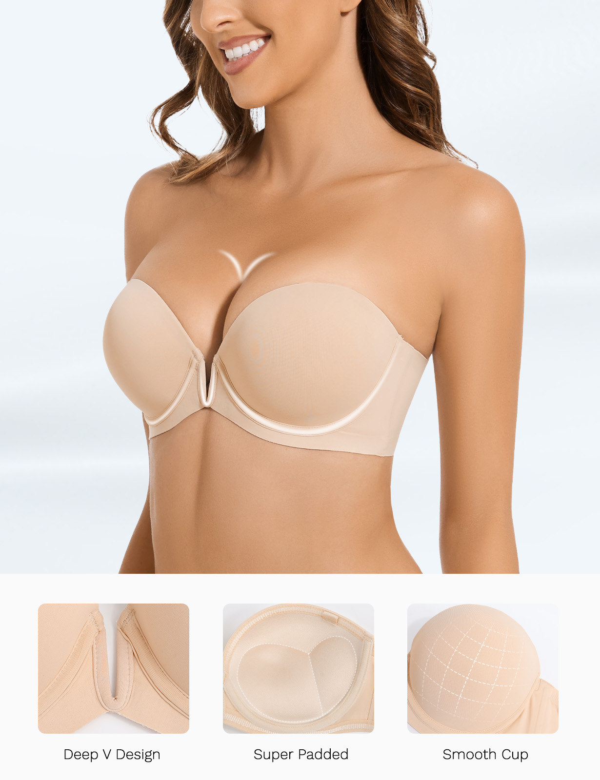New Bra Push Up Underwire Ultr - Convertible Bra Multiway ulasan dan harga