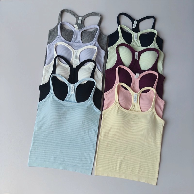 Summer Women's Yoga Camisole S - T Shirt Bra Seamless ulasan dan harga