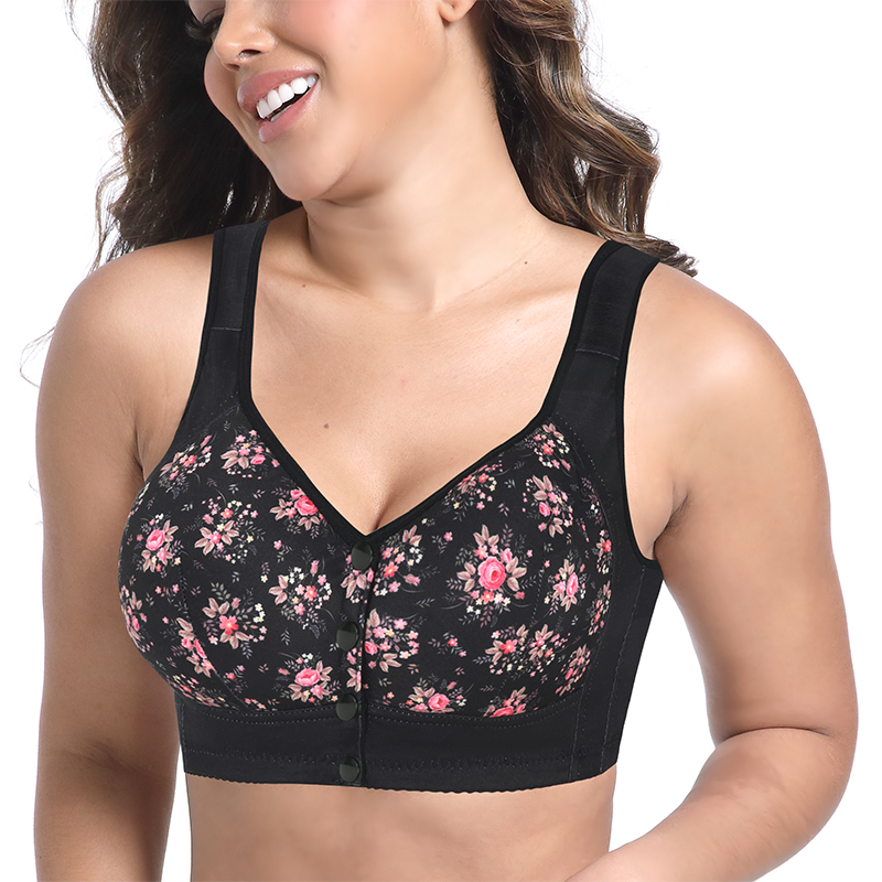 Elegant Wireless Printed Front - Wirefree Bra Comfort ulasan dan harga