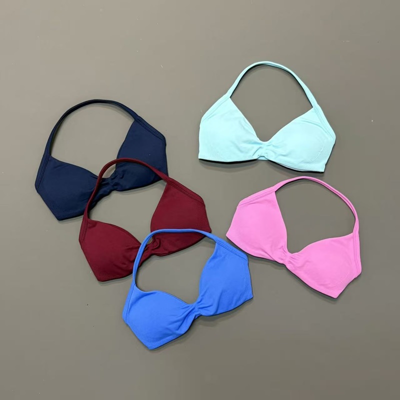 Women Halter Sports Bra V-Neck - Sports Bra Racerback ulasan dan harga