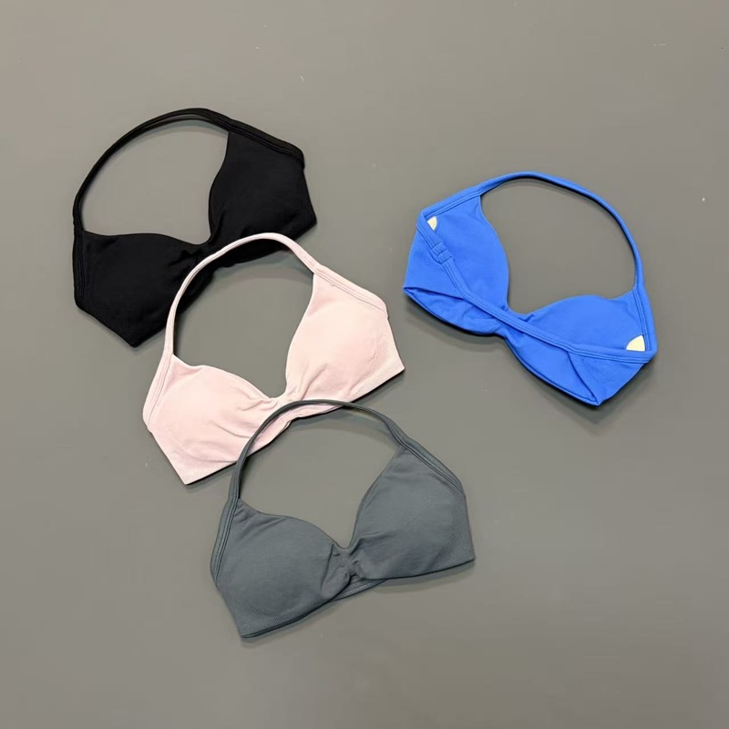 Women Halter Sports Bra V-Neck - Sports Bra Racerback ulasan dan harga