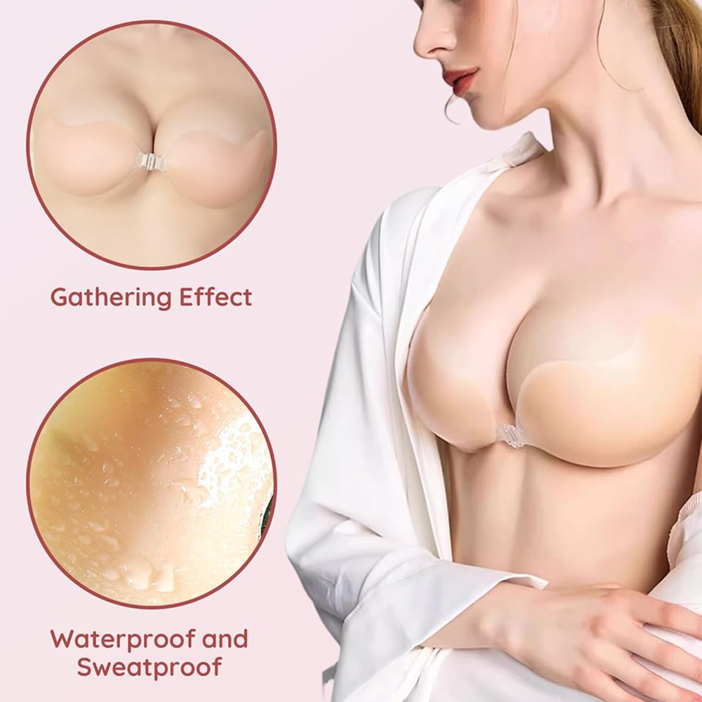 Invisible Sticky Bra and Nippl - Backless Bra Sticky ulasan dan harga