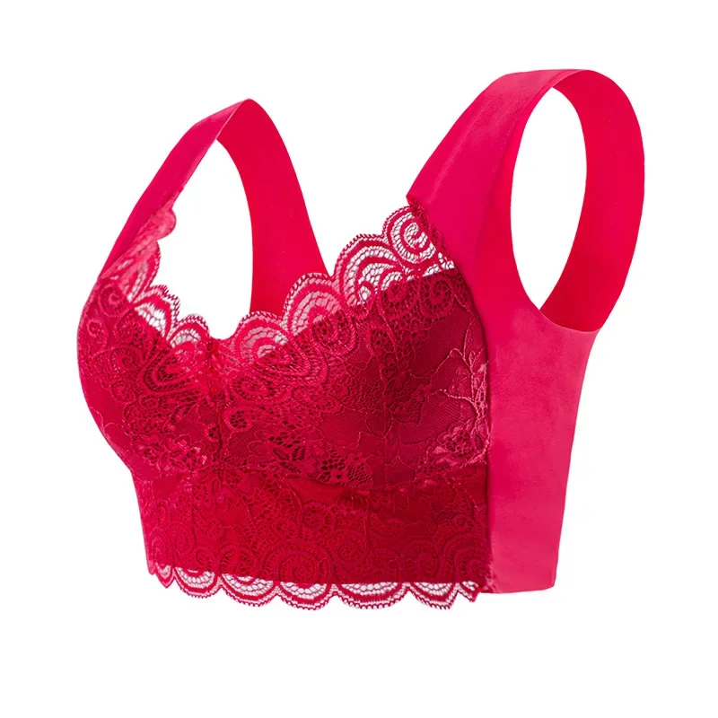 1pcs Ice Silk Seamless Lace Br - Sleep Bra Bralette ulasan dan harga
