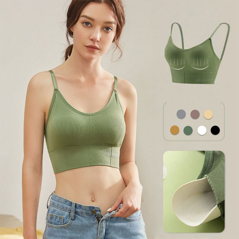 1PCS Adjustable Sports Bra wit - T Shirt Bra Seamless ulasan dan harga