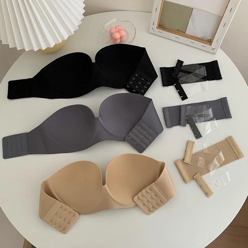Women's Sexy Strapless Push-Up - Cotton Bra Everyday ulasan dan harga